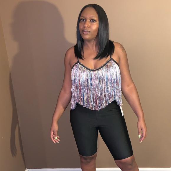 Fringe Crop Top - Picture 2 of 4